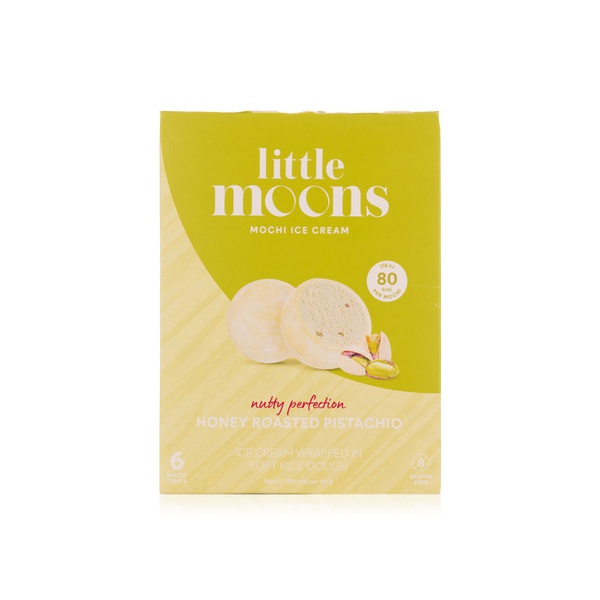 Little Moons Vegan Honey Roasted Pistachio Mochi Ice Cream 6 Pack 192g ...