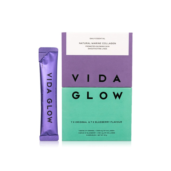 Vida Glow Mixed Natural Marine Collagen Trial Pack 3g x 14