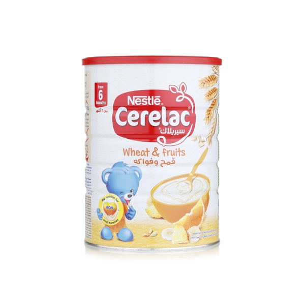 Buy Nestle Cerelac wheat & fruits infant cereal with milk stage 2 1kg in UAE