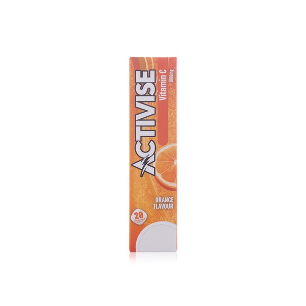 Activise Vitamin C 1000mg Orange Flavour 20 Effervescent Tablets