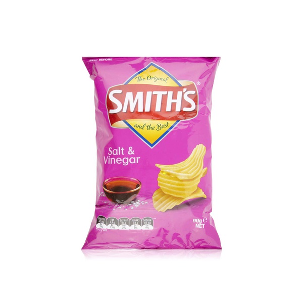 Smith's Crinkle Cut Salt and Vinegar Crisps 90g