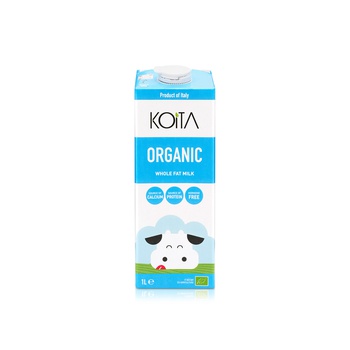 Koita Organic Whole Milk with Vitamin a and D3 1 litre