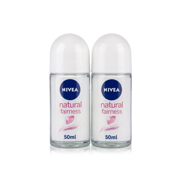 Nivea Deodorant Roll On Natural Fair 50ml x2 Ecobox