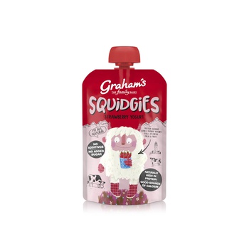 Graham's Squidgies Strawberry Yogurt 100g