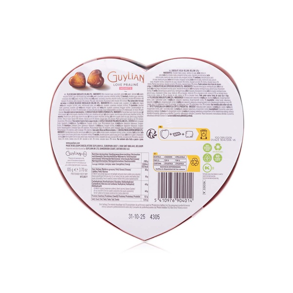 Guylian Belgian Chocolate Hearts 105g