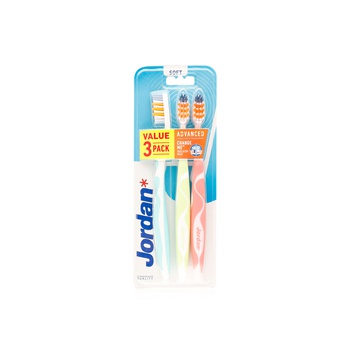 Jordan Advanced Toothbrush Soft x 3