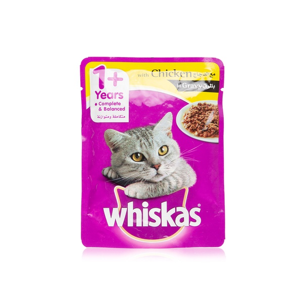 اشتري Whiskas chicken in gravy 85g في الامارات