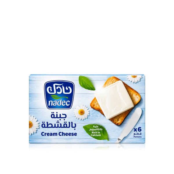 Nadec Cream Cheese Squares x 6 100g