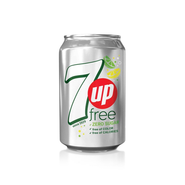 7Up Zero Sugar Soft Drink Can 360ml