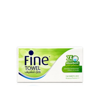 Fine 2-Ply Interfolded Sterilized Hand Towels x 150
