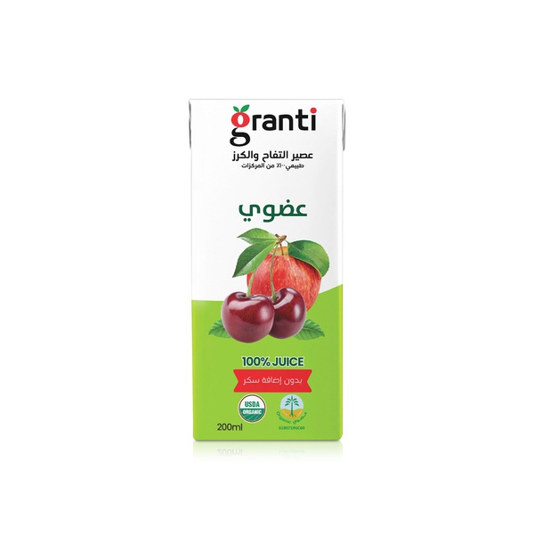 Granti Organic Cherry and Apple Juice 200ml