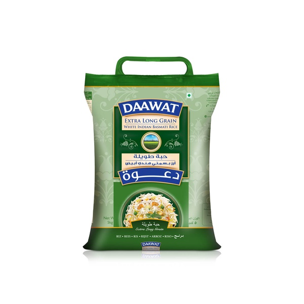 اشتري Daawat extra long grain basmati rice 5kg في الامارات