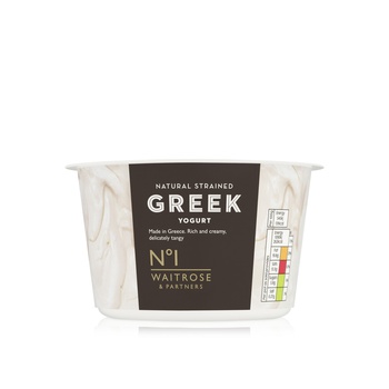 Waitrose Natural Greek Strained Yoghurt 200g