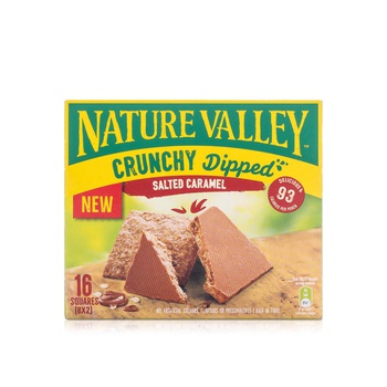 Nature Valley Crunchy Dipped Salted Caramel Cereal Bars 20g x 8