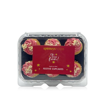 Spinneysfood Festive Cupcakes 6 x 50g
