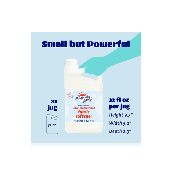 Originally Yellow Fragrance Free Fabric Softener 946ml