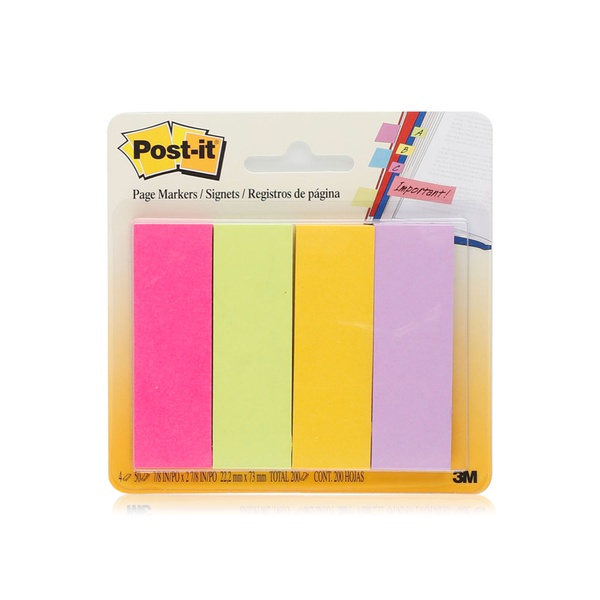 3m Post It Assorted Page Markers x 4