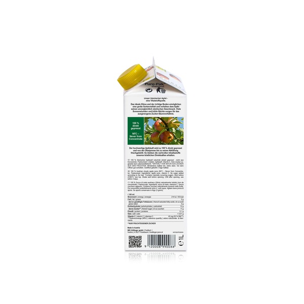 Hollinger Organic Austrian Apple Juice 1 litre