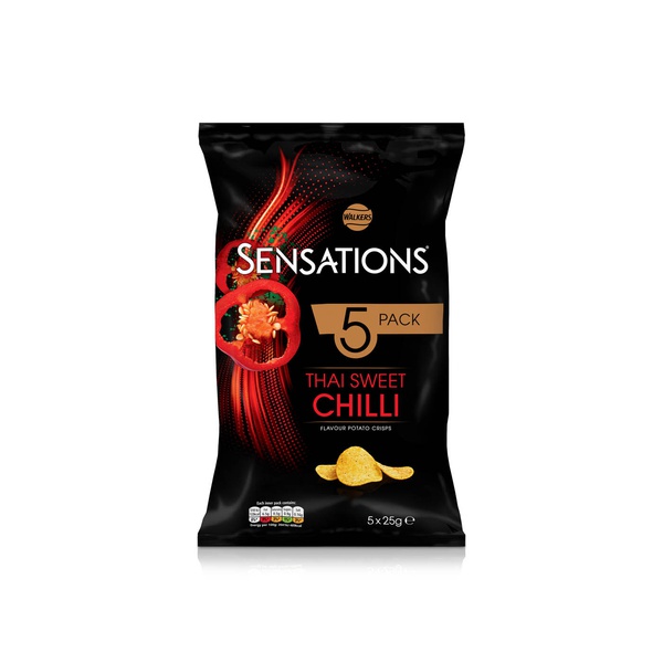 Walkers Sensations Thai Sweet Chilli Crisps 125g x 5