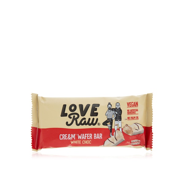 Love Raw White Choc Cream Wafer Bar 45g