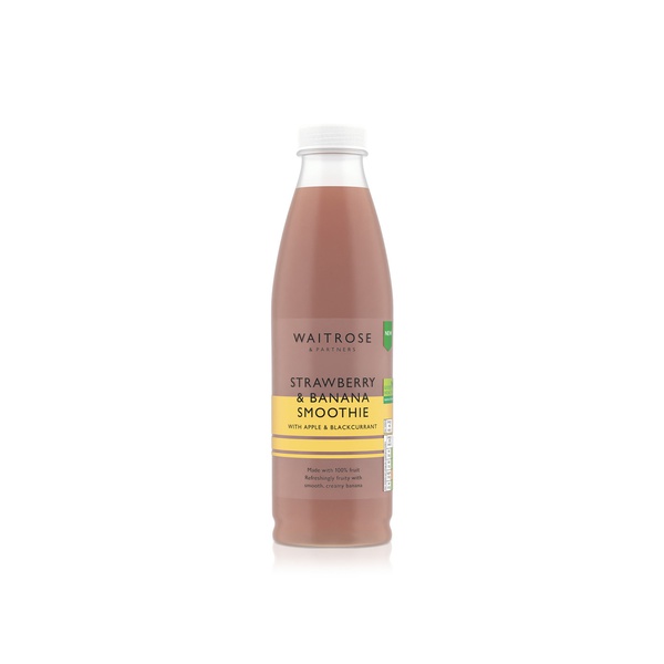 Waitrose Strawberry & Banana Smoothie 750ml
