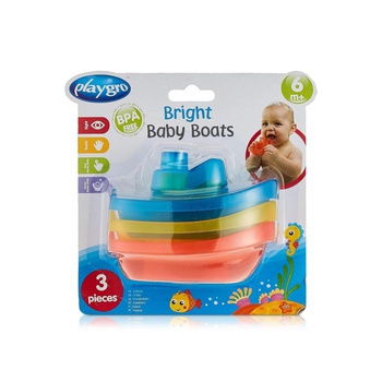 Playgro Bright Baby Boats 3 Pack