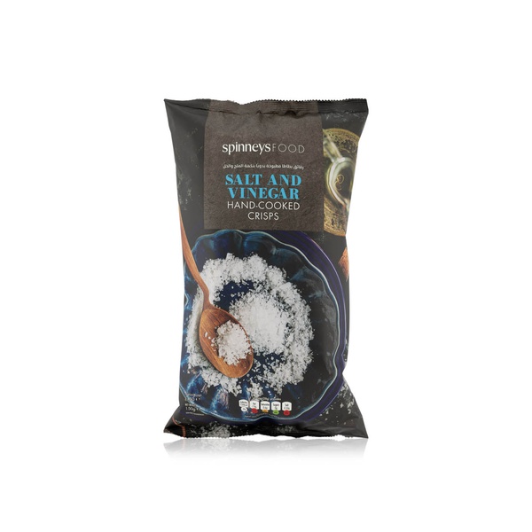 Spinneysfood Salt and Vinegar Hand Cooked Crisps 150g