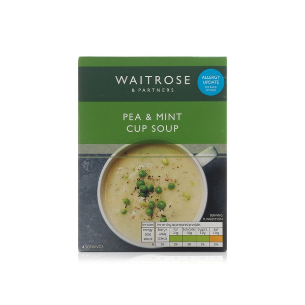 Waitrose Pea & Mint Cup Soup 108g