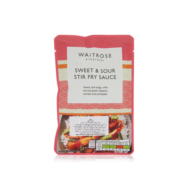 Waitrose Sweet and Sour Stir Fry Sauce 120g