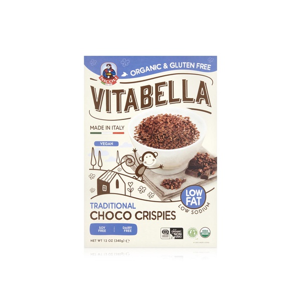 Vitabella Organic & Gluten-Free Chocolate Crispie Cereal 340g