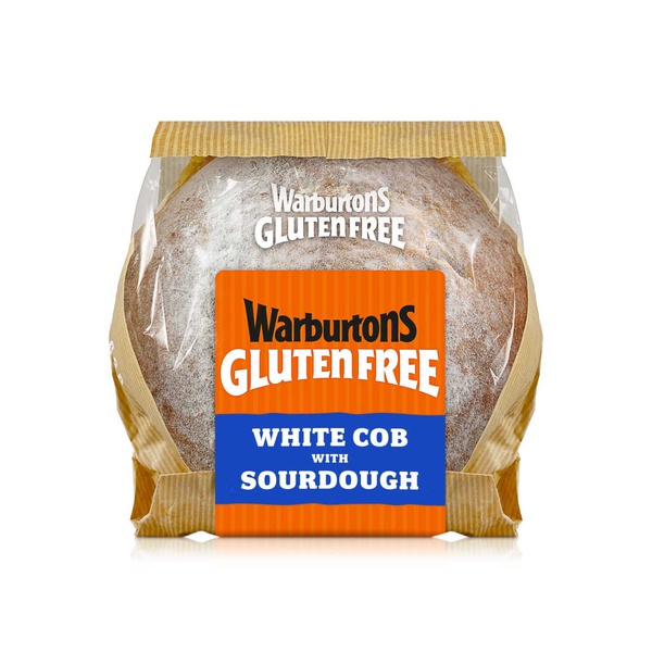 Warburtons Gluten-Free White Cob with Sourdough Bread 400g