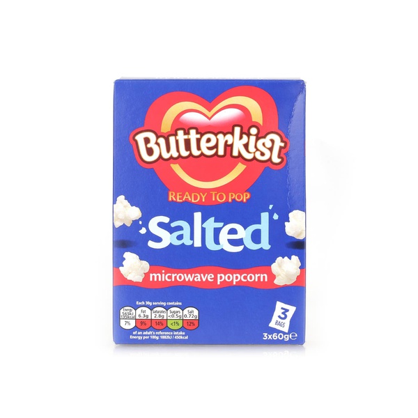 Butterkist Salted Microwave Popcorn 60g x 3