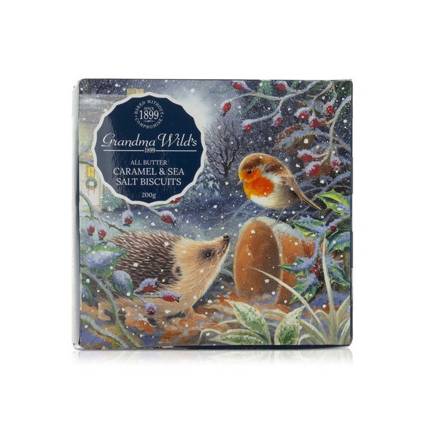 Grandma Wild's All Butter Caramel & Sea Salt Biscuits 200g
