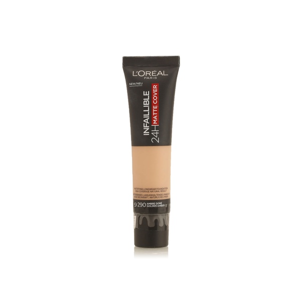 Buy LOreal Paris Infaillible matte cover foundation 290 golden amber in UAE