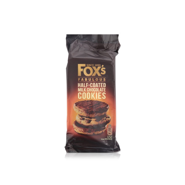 Fox's Half-Coated Milk Chocolate Cookies 175g