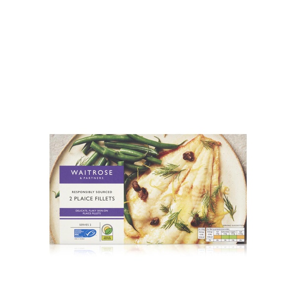 Waitrose Frozen Plaice Fillets 280g