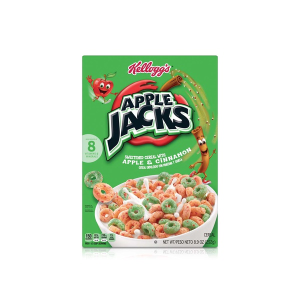 Kellogg's Apple Jacks Apple and Cinnamon Cereal 252g