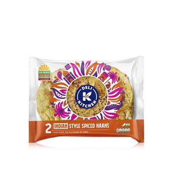 Deli Kitchen Indian Style Spiced Naans x 2 400g