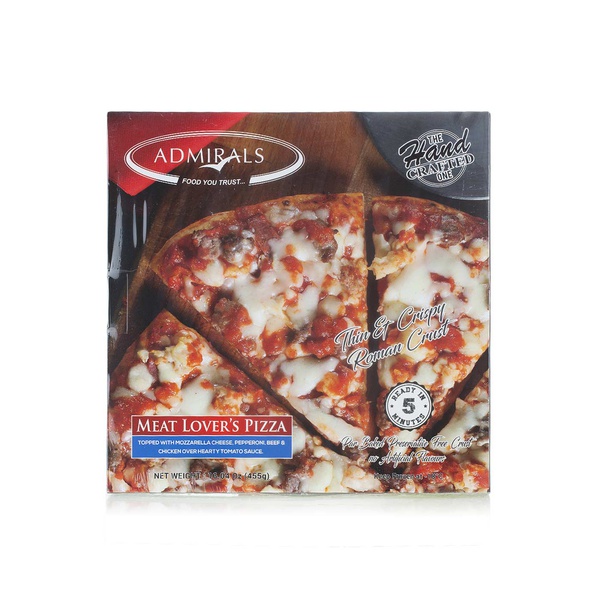 Buy Admirals meat lovers pizza 455g in UAE