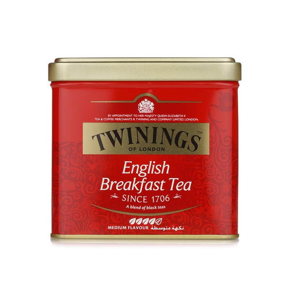 Buy Twinings English breakfast tea tin 200g in UAE