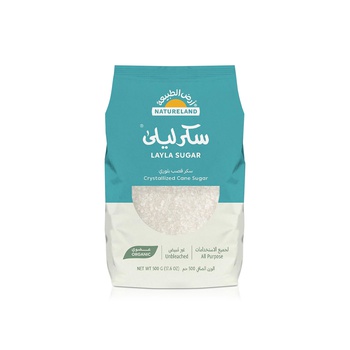 Natureland Organic Crystallized Cane Layla Sugar 500g