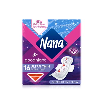 Nana Ula Thin Sanitary Pads Night Wings 16pack