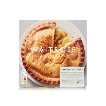 Waitrose Frozen Bramley Apple Pie 740G