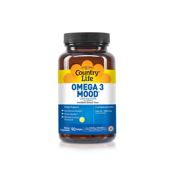 Country Life Omega 3 Mood 2000mg Softgels x 90