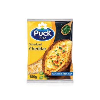 Puck Shredded Cheddar Mix 180g