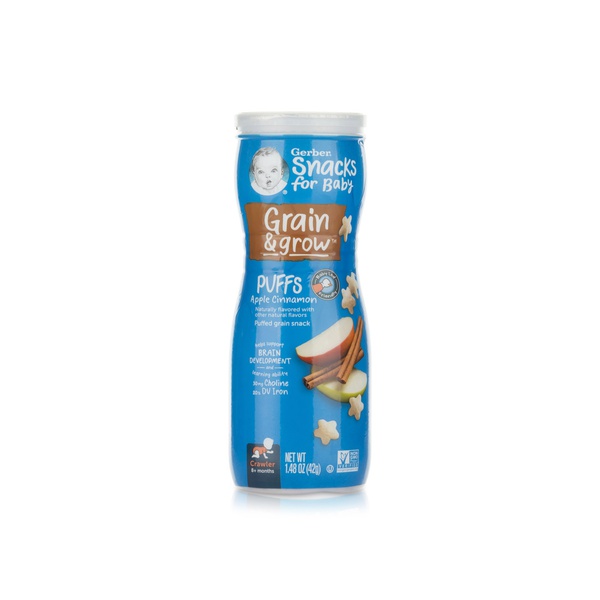 Gerber Grain & Grow Puffs Apple Cinnamon 8m+ 42g