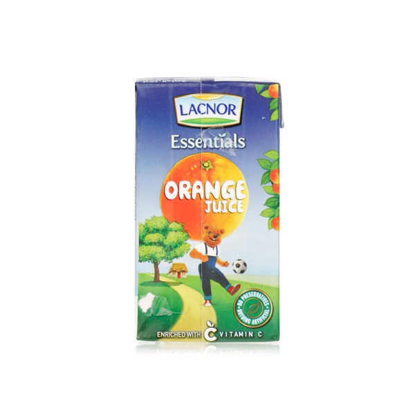 Buy Lacnor Essentials orange juice 125ml in UAE