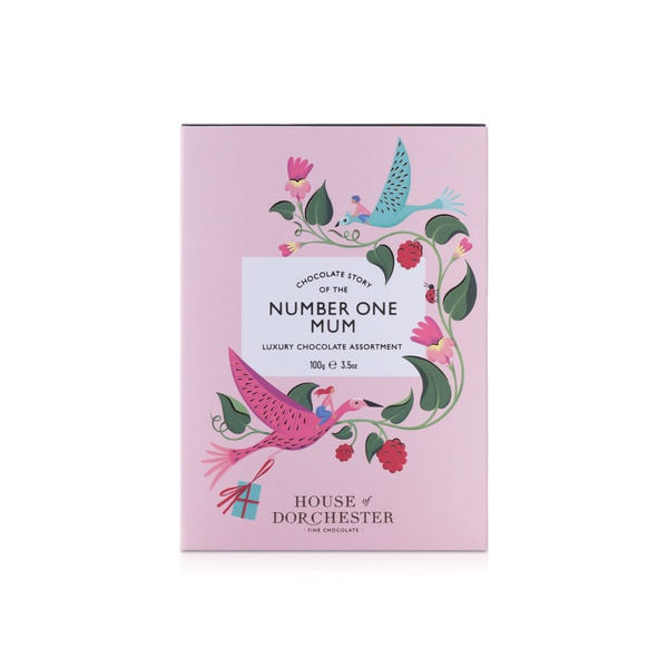 House of Dorchester Number One Mum Chocolate Book Box 100g