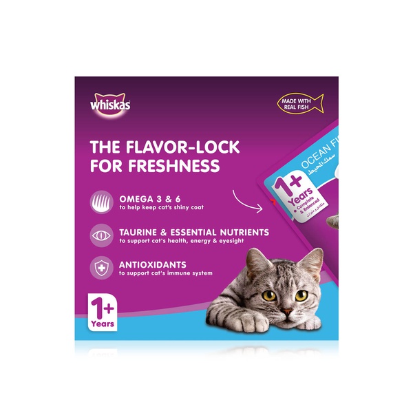 Whiskas Ocean Fish in Jelly Cat Food Pouch 80g