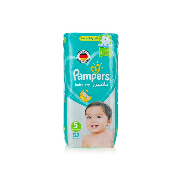 Buy Pampers active baby-dry nappies size 5 x52 in UAE